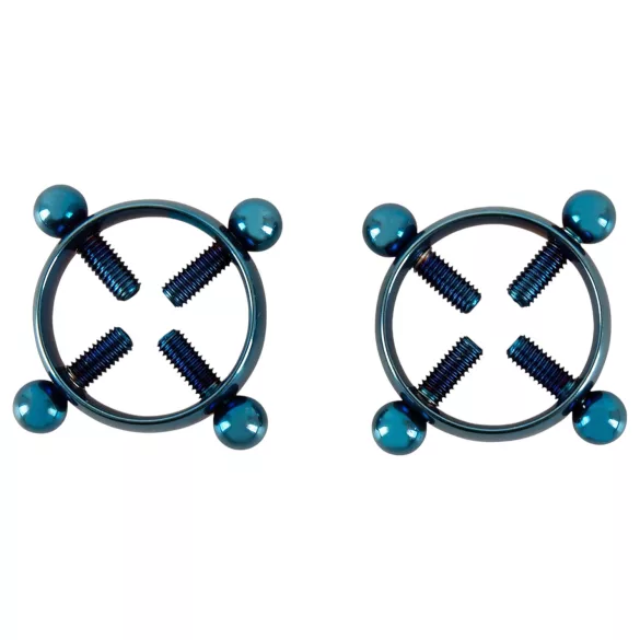 Bad Kitty - Twisted Nipple Jewelry (Circle) - Blue