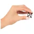 Bad Kitty - Twisted Nipple Jewelry (Rhinestone) - Black