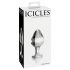 Icicles No. 25 - Clear Glass Tapered Anal Plug