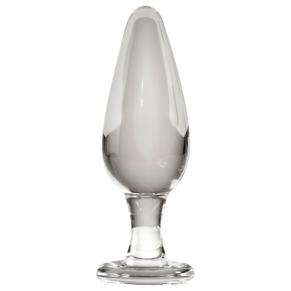 Icicles No. 26 - Tapered Glass Anal Plug (Transparent)