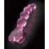 Icicles No. 43 - Beaded Heart Glass Dildo (Pink)