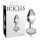 Icicles No. 44 - Tapered Glass Anal Plug (Clear)