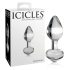 Icicles No. 44 - Tapered Glass Anal Plug (Clear)