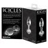 Icicles No. 44 - Tapered Glass Anal Plug (Clear)