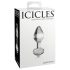 Icicles No. 44 - Tapered Glass Anal Plug (Clear)