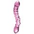 Icicles No. 55 - Double-Ended G-Spot Glass Dildo (Pink)