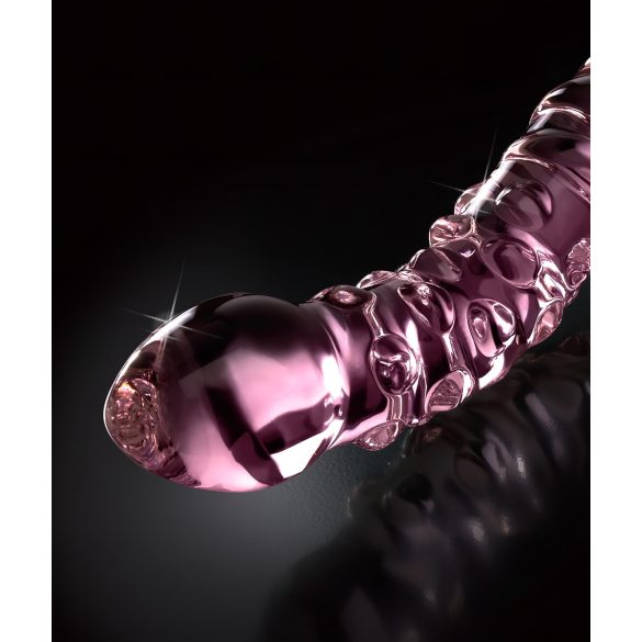 Icicles No. 55 - Double-Ended G-Spot Glass Dildo (Pink)