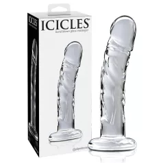 Icicles No. 62 - Transparent Glass Dildo