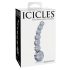 Icicles No. 66 - Curved, Bulbous Glass Dildo (Clear)