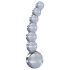 Icicles No. 66 - Curved, Bulbous Glass Dildo (Clear)