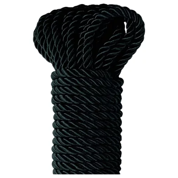 Fetish Silky Rope - shibari bondage rope (10 m, black)