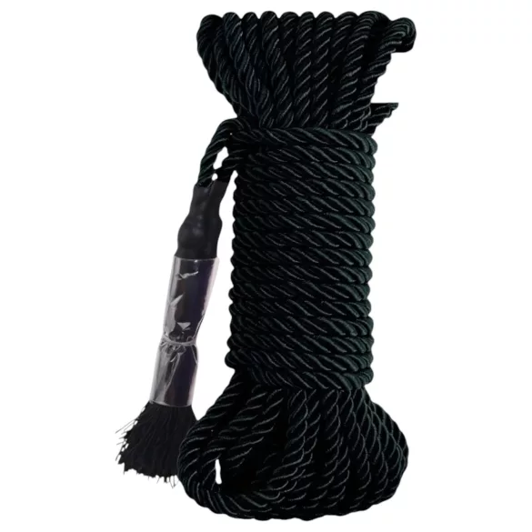 Fetish Silky Rope - shibari bondage rope (10 m, black)