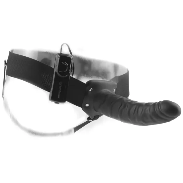 Fetish Strap-On 8 - Hollow Vibrator, Black