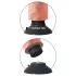 King Cock 9 - Flexible Suction Cup Vibrator (10.2") - Natural