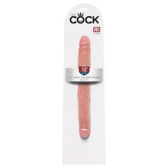   King Cock 12" Slim - Realistic Double Dildo (31cm) - Natural