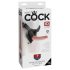 King Cock 7" Strap-On Dildo with Harness (Black)