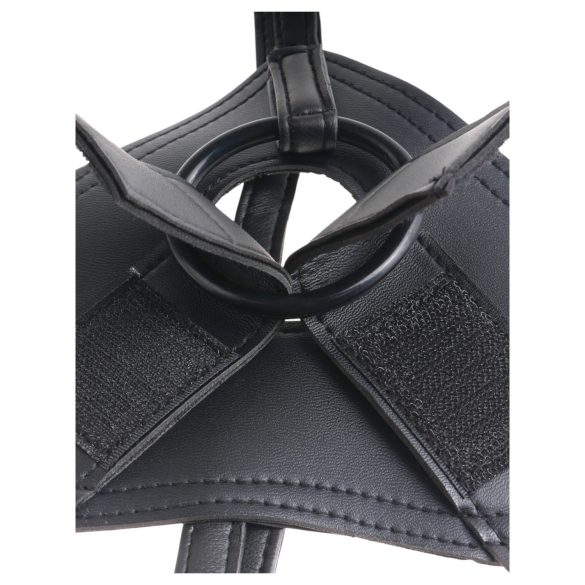 King Cock 7" Strap-On Dildo with Harness (Black)