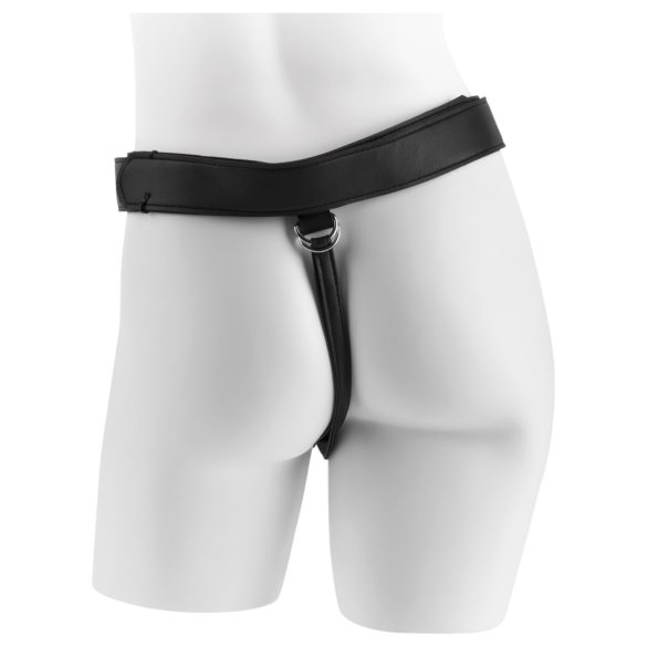 King Cock 7" Strap-On Dildo with Harness (Black)