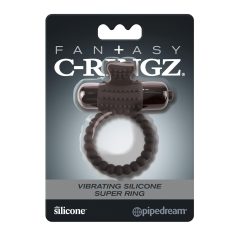 Pipedream Fantasy C-Ringz - Vibrating Penis Ring (Black)