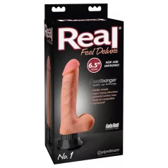 Real Feel Deluxe No.1 - Lifelike Vibrator (Natural)