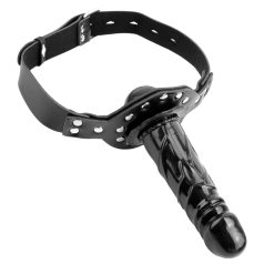 Fetish Fantasy - Mouth Gag with Dildo (Black)