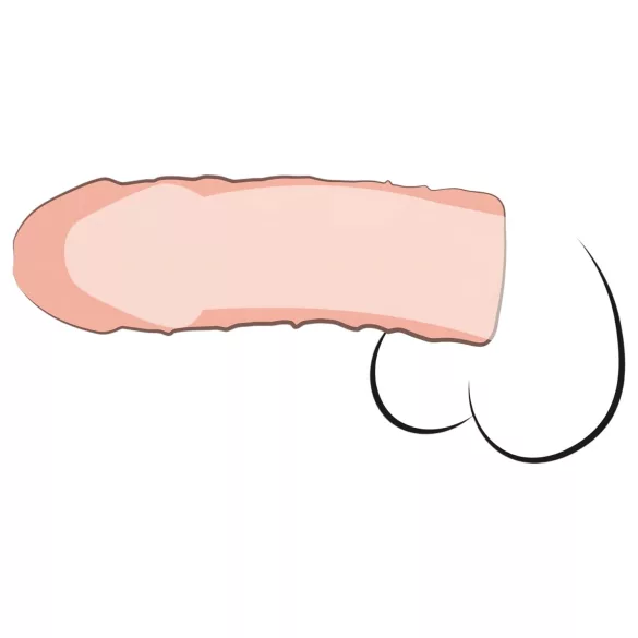 Pipedream - X-TENSION Perfect 1 - lifelike penis sleeve (17.7 cm, natural)