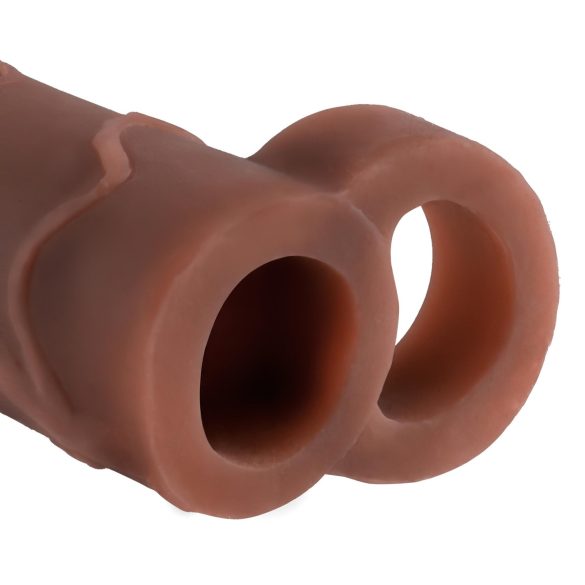 X-TENSION Perfect 2 - Premium Cock Sleeve (19cm) - Dark Nude