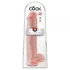 King Cock 15 - 15" Suction Cup Dildo with Balls - Natural