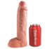 King Cock Strap-on 10 - Hollow Strap-on Dildo 25cm
