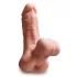 PDX Reach Around - 2‑in‑1 masturbator and penis sleeve (flesh‑coloured)