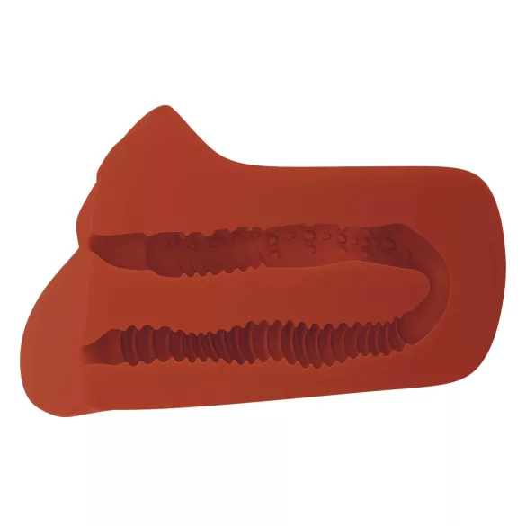 PDX Pick Your Pleasure - 2-in-1 realistic masturbator (brown)