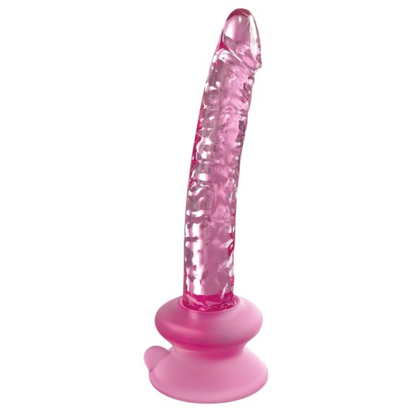 Icicles No. 86 - Pink Glass Dildo with Unique Design