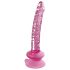 Icicles No. 86 - Pink Glass Dildo with Unique Design