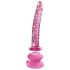 Icicles No. 86 - Pink Glass Dildo with Unique Design
