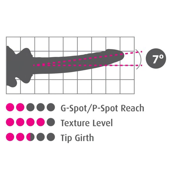 Icicles No. 86 - Pink Glass Dildo with Unique Design