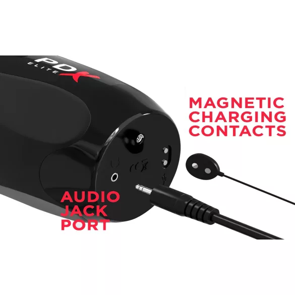 PDX Ultimate Milker 2 - Rechargeable Rotating Vibrating Stroker (Black)