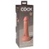 King Cock Elite 6" - Realistic Suction Cup Dildo (6") - Natural