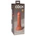 King Cock Elite 6 - Suction Cup Realistic Dildo (6") - Dark