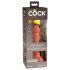 King Cock Elite 6 - Suction Cup Realistic Dildo (6") - Dark