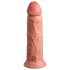 King Cock Elite 8 - Suction Cup Realistic Dildo (20cm) - Natural