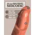 King Cock Elite 8 - Suction Cup Dildo (8") - Dark Natural