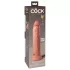 King Cock Elite 9 - Lifelike 9" Suction Cup Dildo - Natural