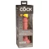 King Cock Elite 6 - Suction Cup Vibrator (6in) - Natural