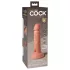 King Cock Elite 6 - Suction Cup Vibrator (6in) - Natural