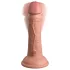 King Cock Elite 6 - Suction Cup Vibrator (6in) - Natural