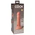 King Cock Elite 6 - Realistic Vibrator 6" (Dark Natural)