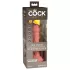 King Cock Elite 6 - Realistic Vibrator 6" (Dark Natural)