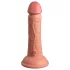 King Cock Elite 6 - Realistic Vibrator 6" (Dark Natural)