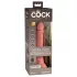 King Cock Elite 7 - Suction Cup, Wireless Vibrator 7'' - Natural