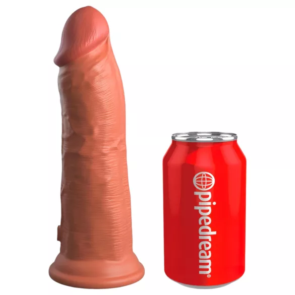 King Cock Elite 8 - Realistic 8" Vibrator (Dark Skin Tone)